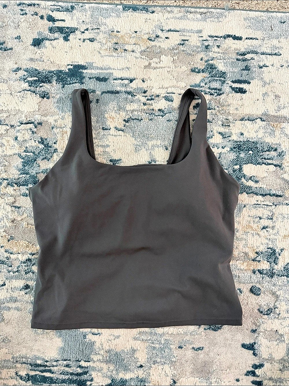 Fabletics PureLuxe Built-In Bra Tank Gray